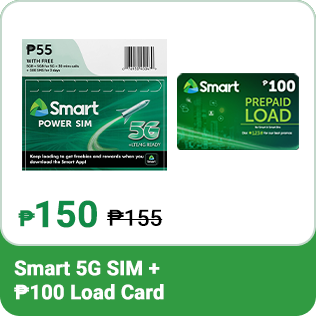 Smart Prepaid Power SIM + P100 Load Card